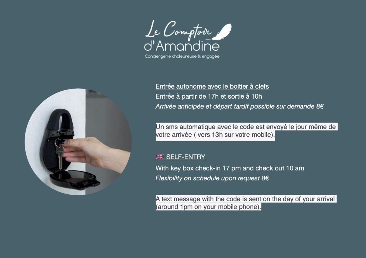 Le Cafe Charmant, Appartement Dans Immeuble Avec Parking Barriere, Balcon LʼArbresle Eksteriør bilde